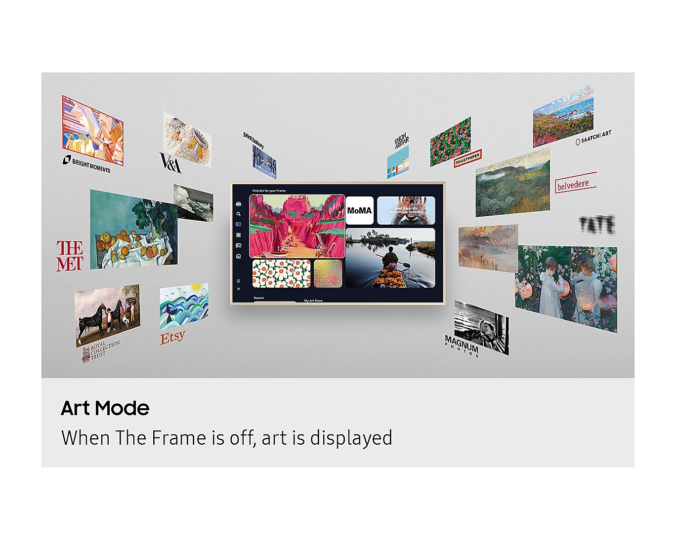 Samsung 55" LS03F The Frame QLED, Art Mode, Matte Display, 4K Smart TV (2025), 55LS03F