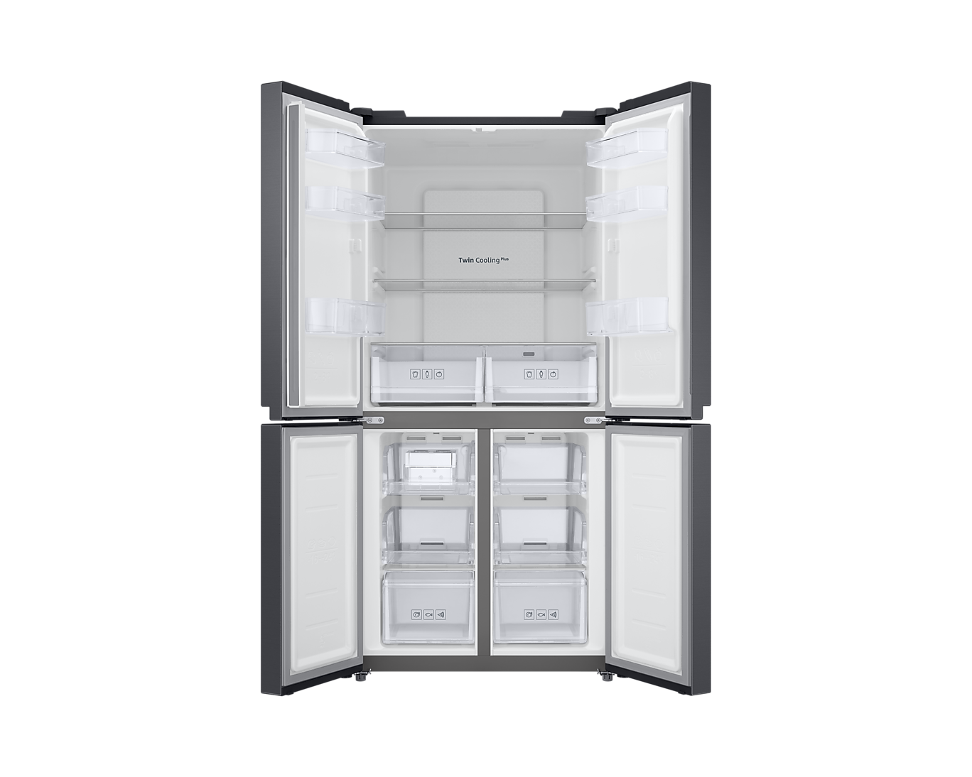 Samsung Refrigerator FDR RF48A4000B4 Twin Cooling Plus 468 L Gentle Black Matt