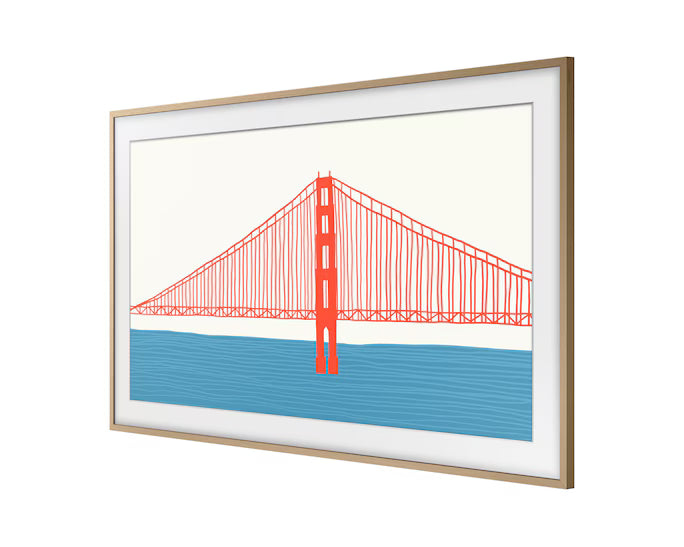 Samsung 65 Inch Bezel, TEAK Customizable Bezel for The Frame TV 2021-25 Model VG-SCFA65TKBXC