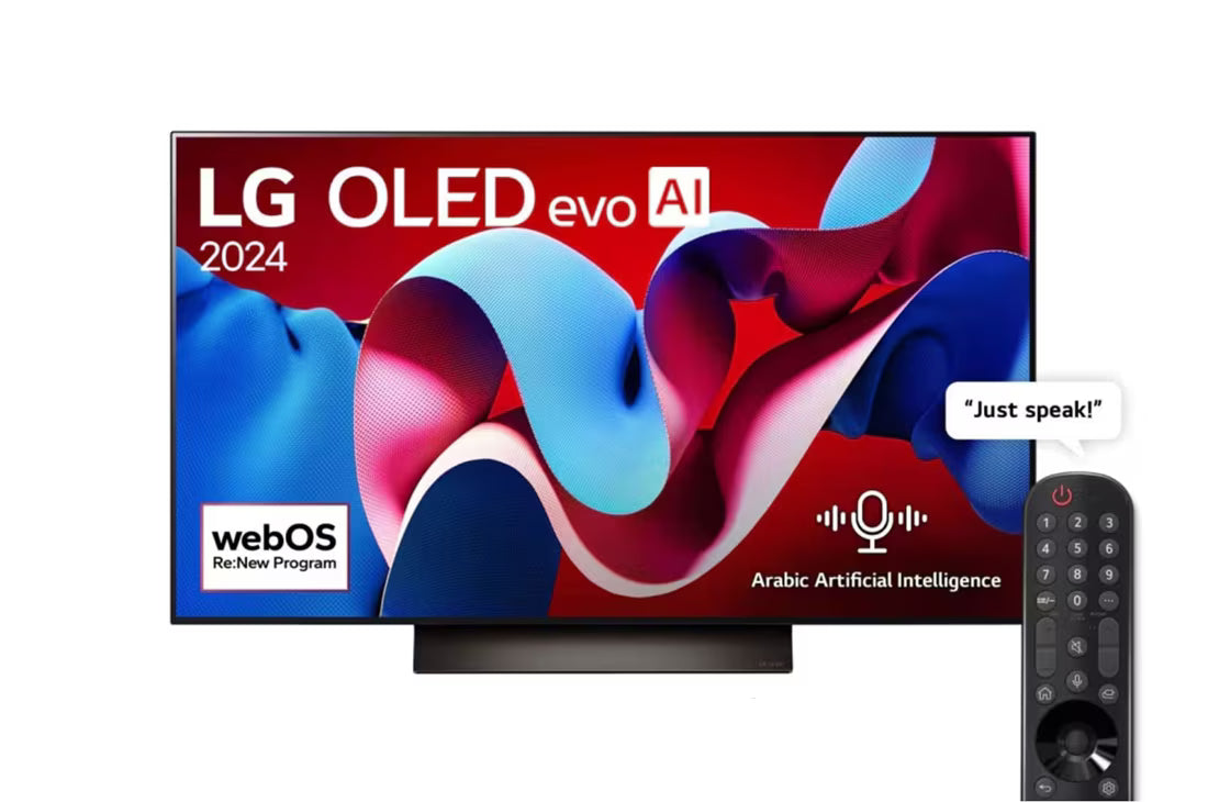 LG 65 Inch C4 OLED evo 4K Smart TV AI Magic remote Dolby Vision webOS24 2024