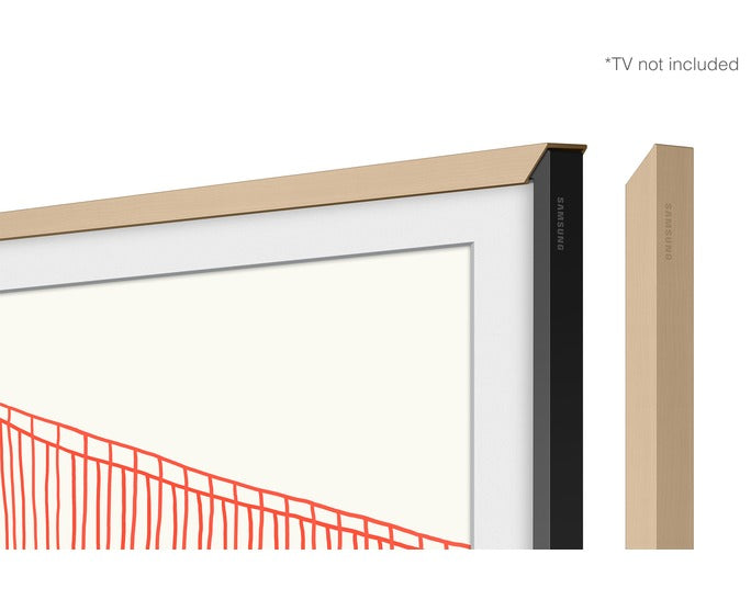 Samsung 50 Inch Bezel, BEIGE Customizable Bezel for The Frame TV 2021-25 Model VG-SCFA50BEBXC