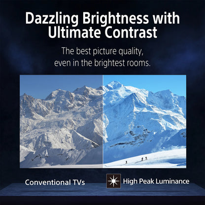 Sony | BRAVIA 9 | 85 Inch | MINI LED XR QLED TV with XR BACKLIGHT MASTER 4K HDR Smart TV , 85XR90