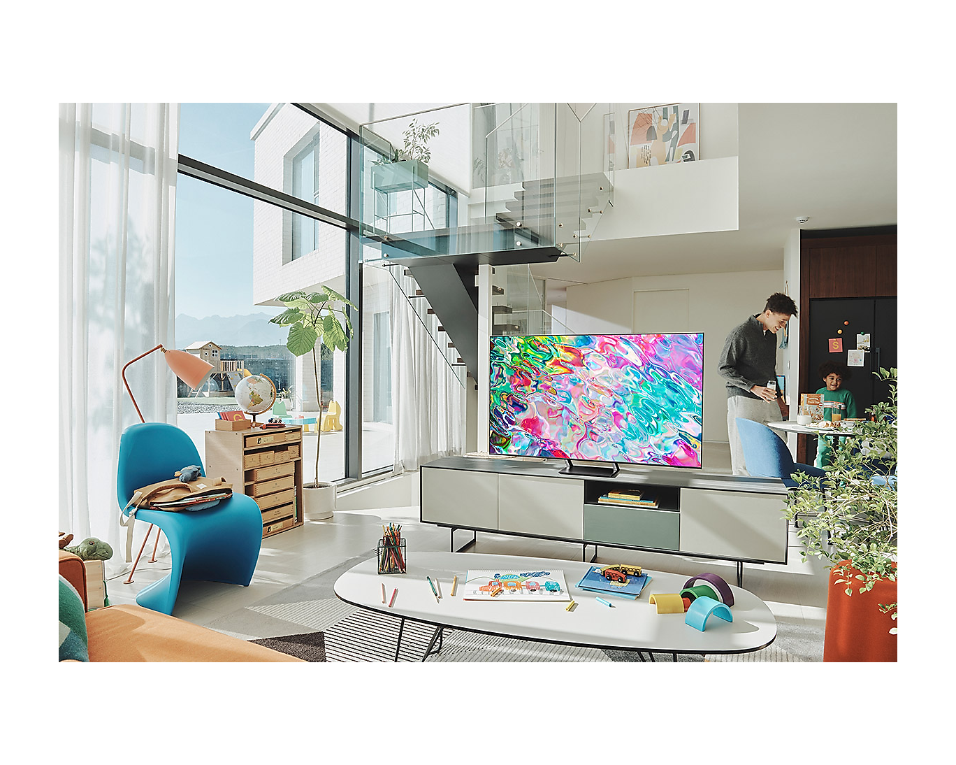 Samsung 55" Qled Smart Tv_4K, 55Q70B