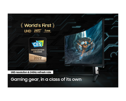 Samsung 32" Odyssey Neo G8 BG850, 4K Curved Gaming Monitor With 240Hz Refresh Rate &1ms Response Time LS32BG850