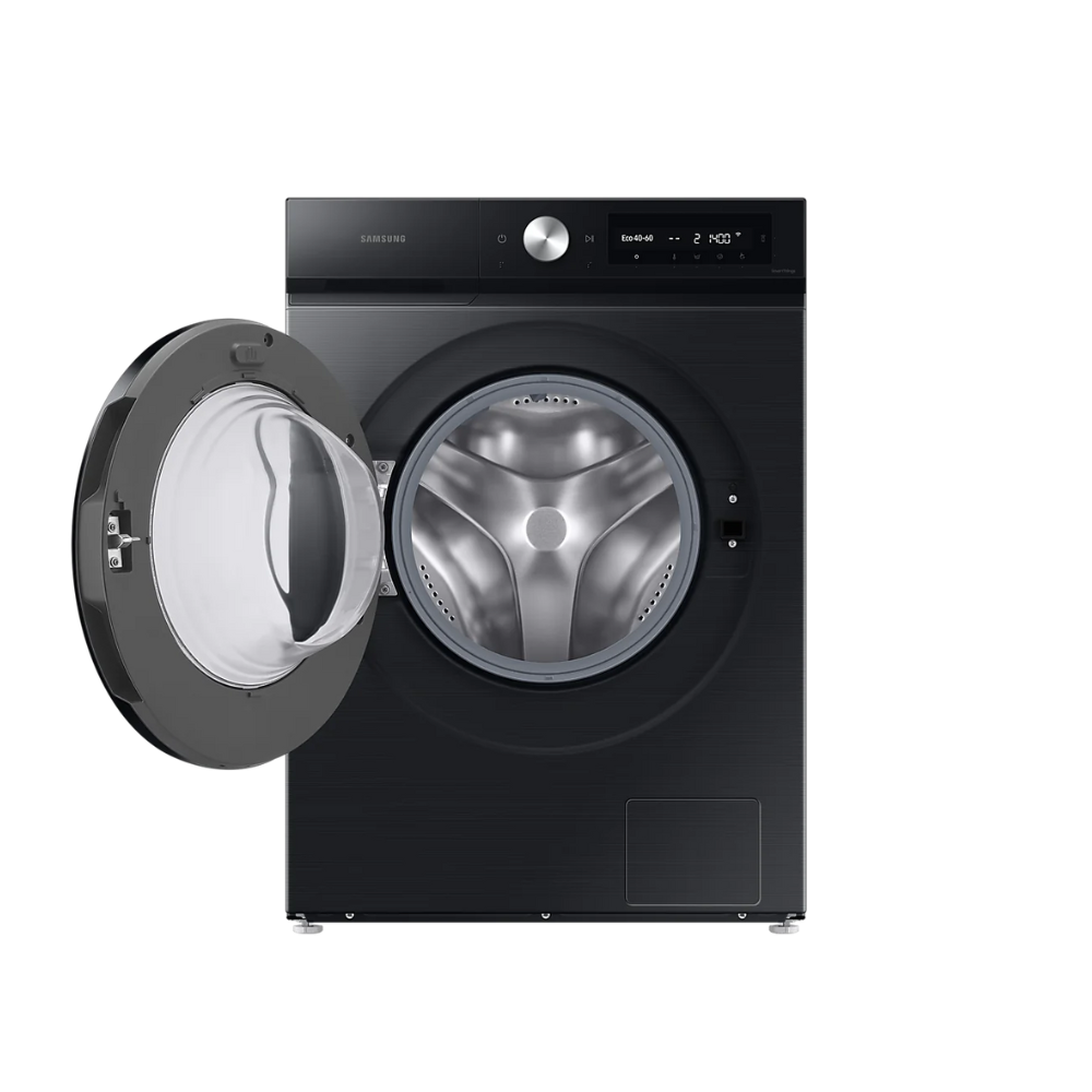 Samsung ( 12 kg + 8 kg ) Bespoke AI™ Front Load Washer & Dryer AI Ecobubble 12 kg + 8 kg Black, WD12BB704DGB