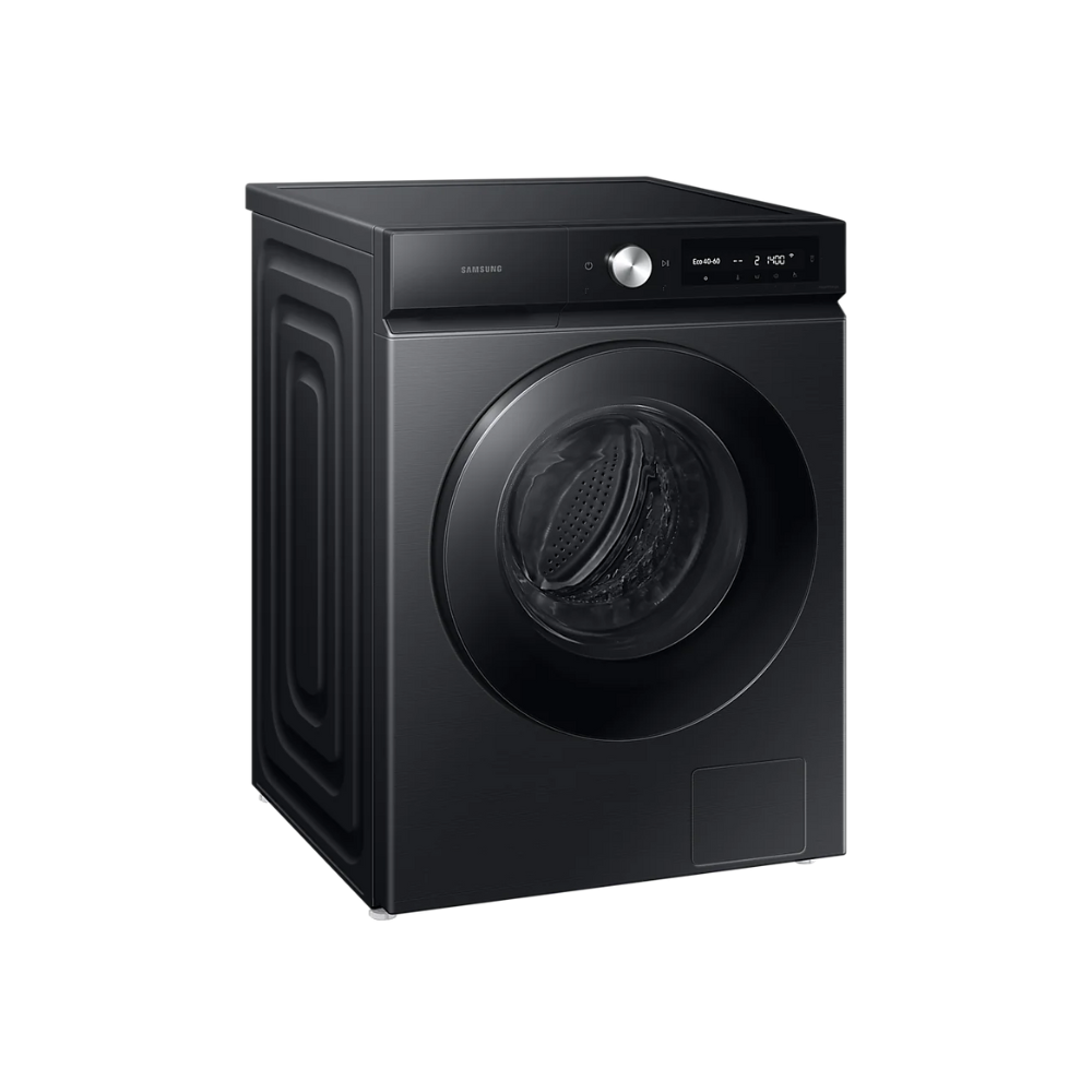 Samsung ( 12 kg + 8 kg ) Bespoke AI™ Front Load Washer & Dryer AI Ecobubble 12 kg + 8 kg Black, WD12BB704DGB