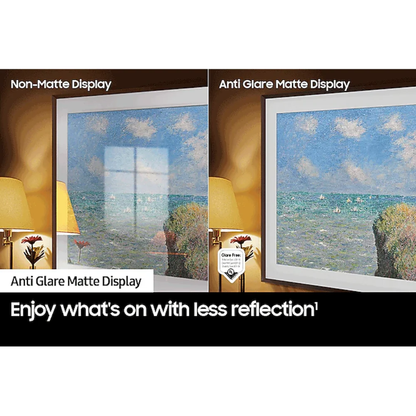 Samsung 85" ( The Frame ) QLED Smart Tv_4K, Matt Display, Art Mode, 2024, 85LS03D