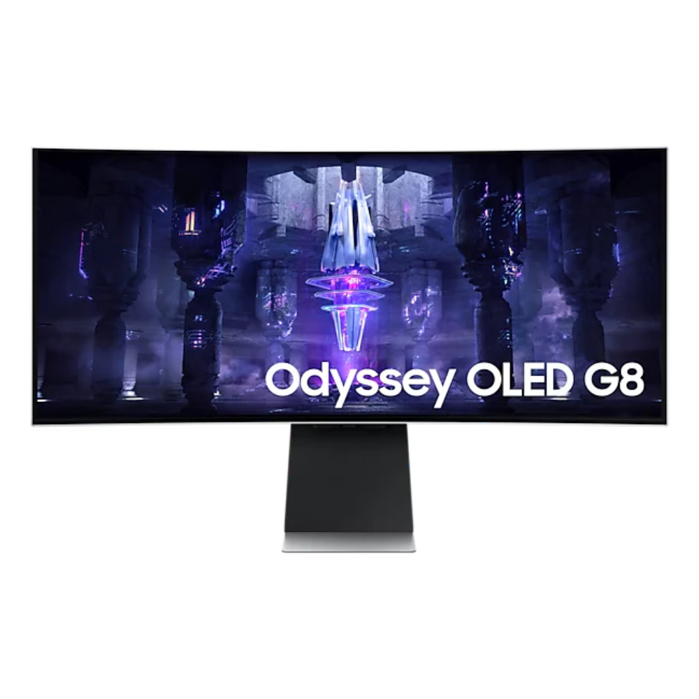 Samsung G8 34" OLED 175Hz Curved Gaming Monitor - Silver ,LSBG850
