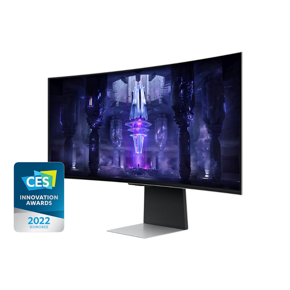Samsung G8 34" OLED 175Hz Curved Gaming Monitor - Silver ,LSBG850