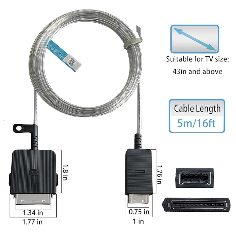 Samsung One Invisible Connection 4K Ultra HD Cable for the Frame TV ...