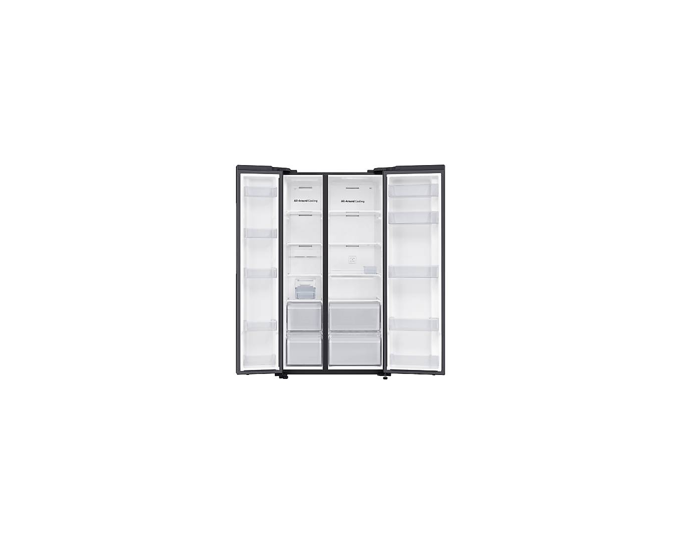 Samsung Refrigerator SBS RS62R5004B4 SpaceMax™ Technology 647L Gentle Black Matt