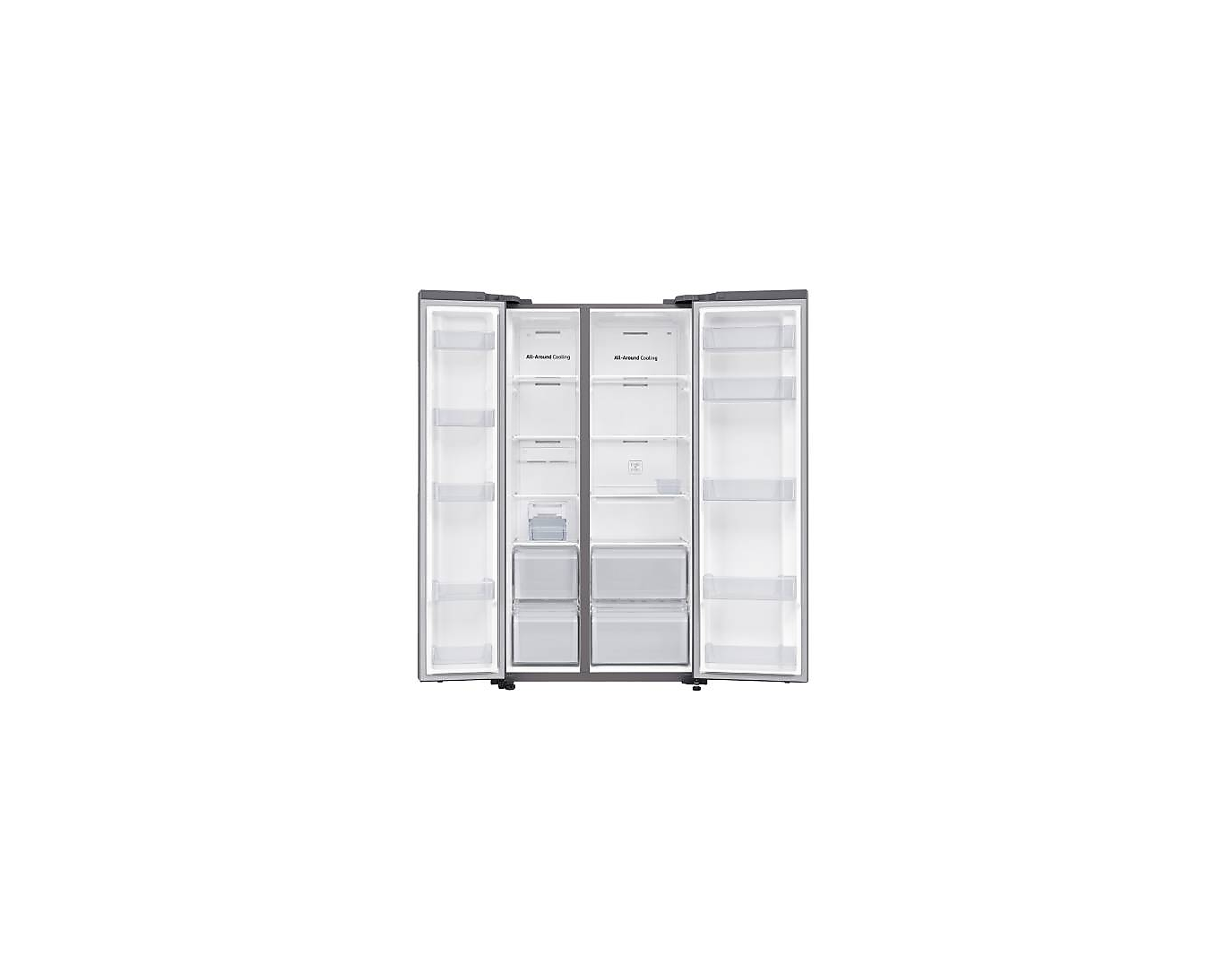 Samsung Refrigerator SBS RS62R5004M9 SpaceMax™ Technology 647L Gentle Silver Matt