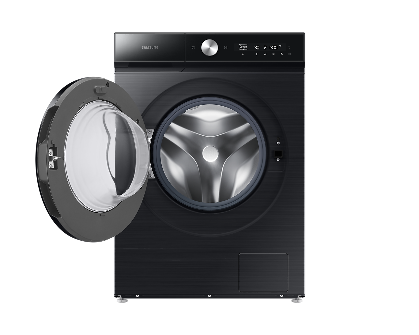 Samsung washing machine Front-load 12 kg 1400 RPM Black, WW12BB944DGBFA