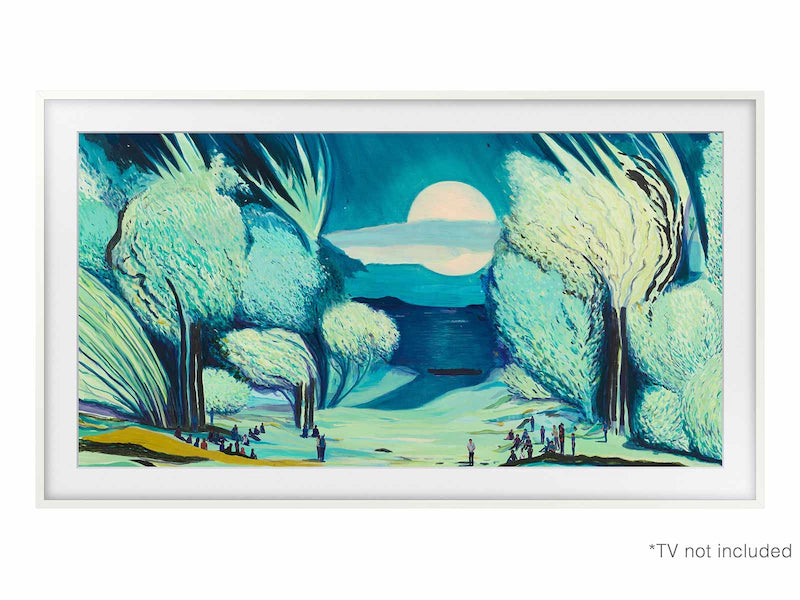 Samsung 85 Inch bezel, WHITE Customizable Bezel for The Frame TV 2021-25 Model VG-SCFA85WTB