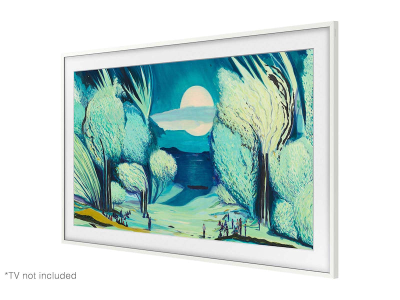 Samsung 75 Inch bezel, WHITE Customizable Bezel for The Frame TV 2021-25 Model VG-SCFA75WTB