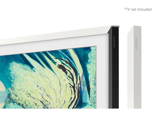 Samsung 85 Inch bezel, WHITE Customizable Bezel for The Frame TV 2021-25 Model VG-SCFA85WTB