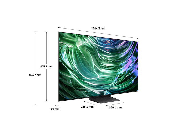 Samsung 48 Inch OLED S90D 4K Smart AI TV (2024), 48S90D