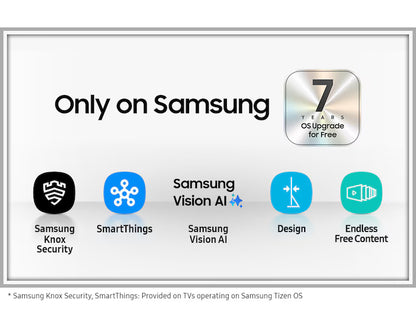 Samsung75" Neo QLED QN90F 4K Samsung Vision AI Smart TV (2025), 75QN90F