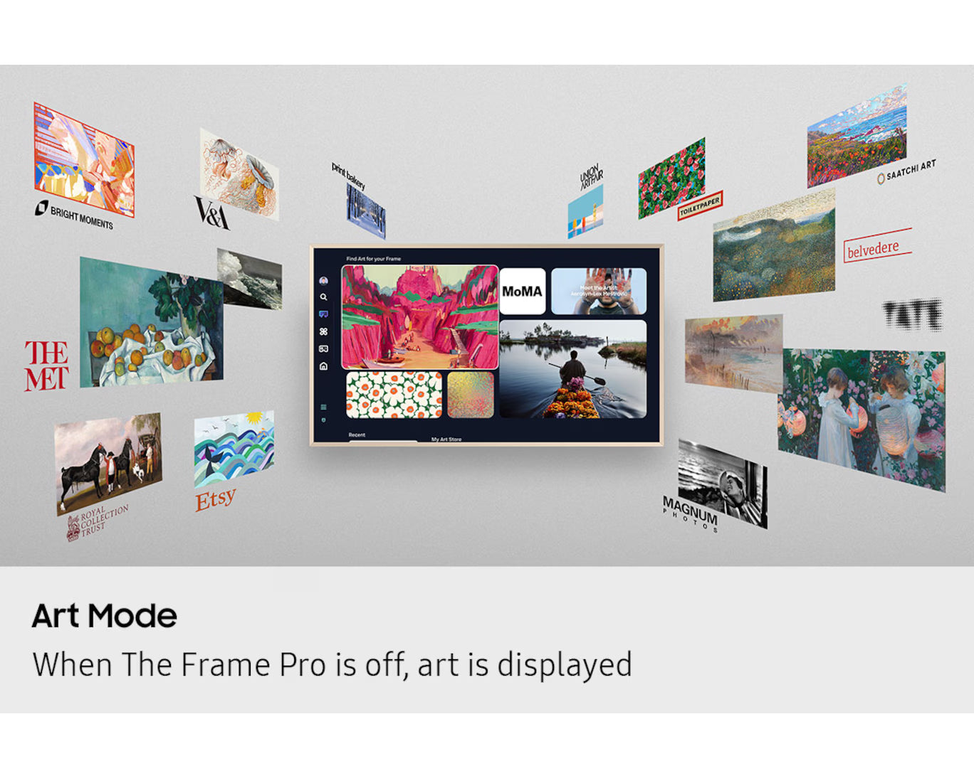 Samsung The Frame Pro 85" 4K Vision AI & Art Mode TV (2025) 85LS03FW