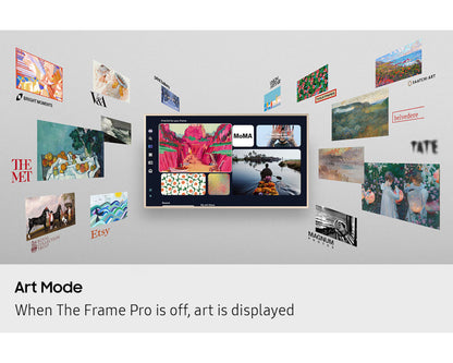 Samsung The Frame Pro 85" 4K Vision AI & Art Mode TV (2025) 85LS03FW