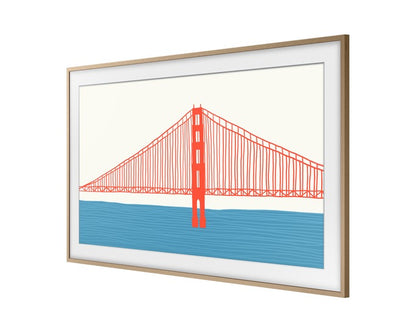 Samsung 50 Inch Bezel, TEAK Customizable Bezel for The Frame TV 2021-25 Model VG-SCFA50TKBXC