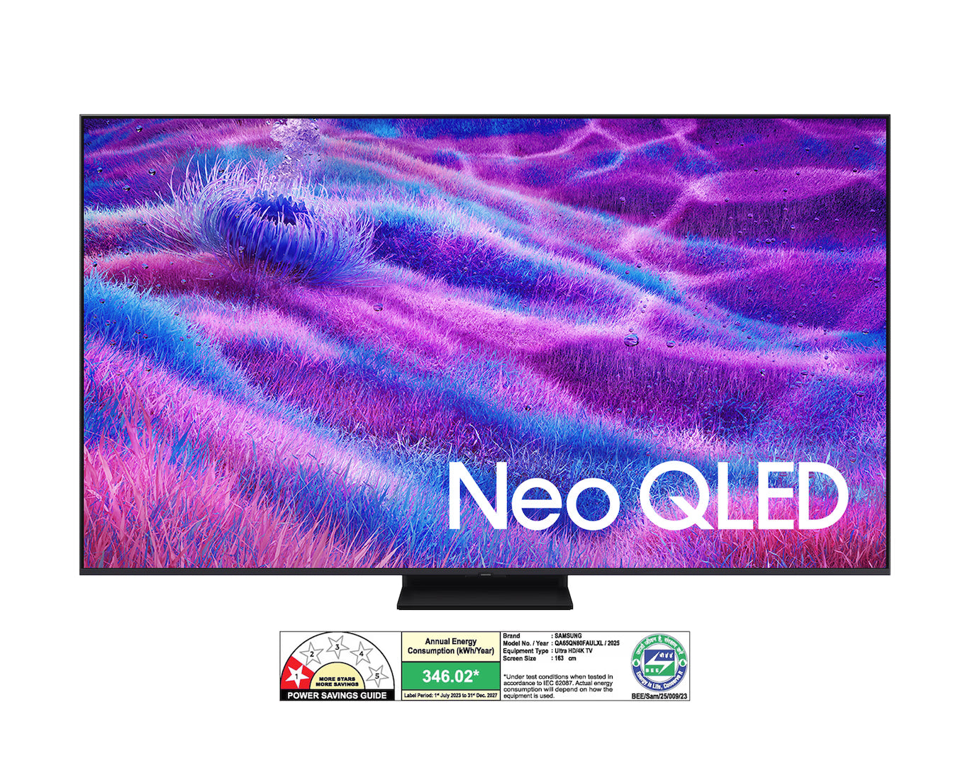 Samsung 65 Inch QN80F Neo QLED Smart AI TV 4K, 2025, 65QN80F