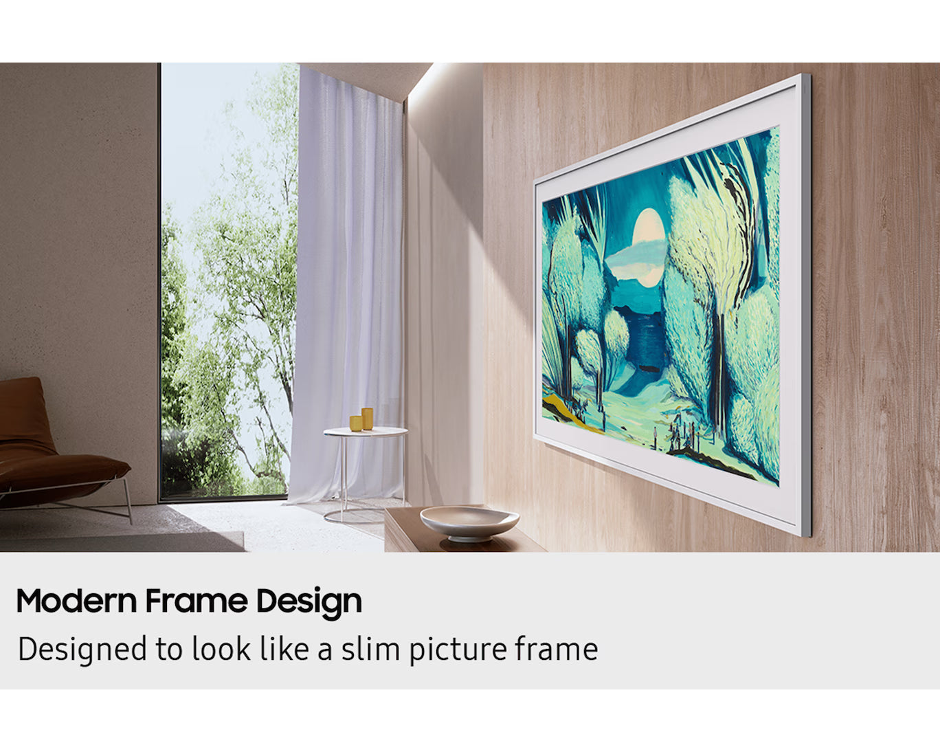 Samsung 50" The Frame LS03F QLED 4K Art Mode Vision AI Smart TV (2025), 50LS03F