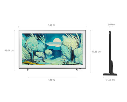 Samsung 75" LS03F The Frame QLED Smart Tv_4K, Matt Screen, Art Mode, 2025, 75LS03FA