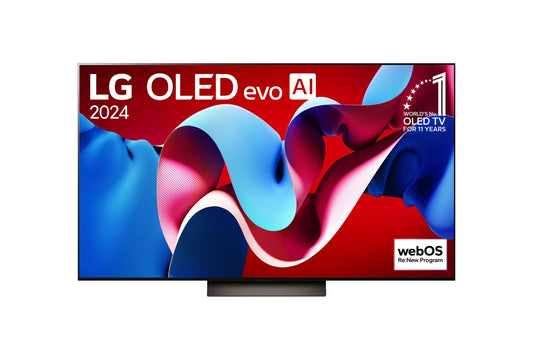 LG 65 Inch C4 OLED evo 4K Smart TV AI Magic remote Dolby Vision webOS24 2024