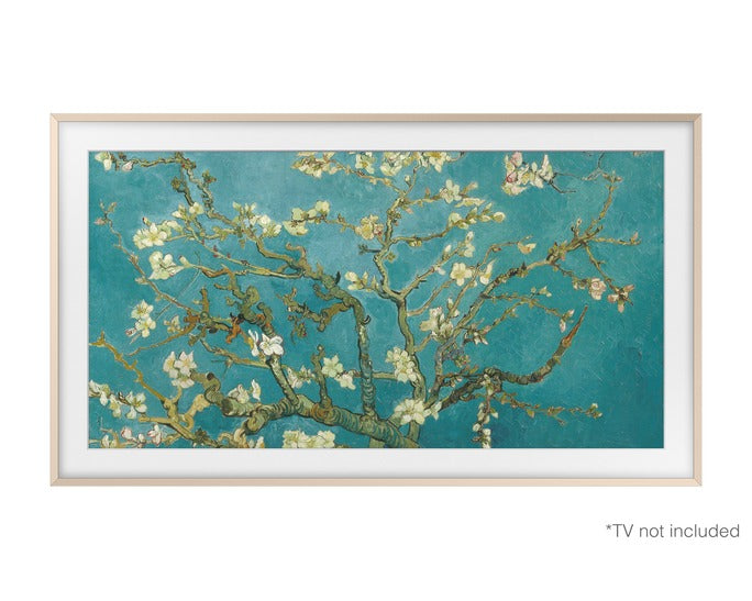 Samsung 75 Inch bezel, SAND GOLD Customizable Bezel for The Frame TV 2021-25 Model VG-SCFC75SGMXC