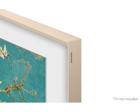 Samsung 75 Inch bezel, SAND GOLD Customizable Bezel for The Frame TV 2021-25 Model VG-SCFC75SGMXC