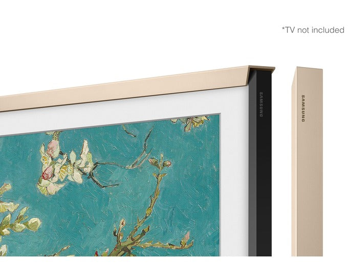 Samsung 75 Inch bezel, SAND GOLD Customizable Bezel for The Frame TV 2021-25 Model VG-SCFC75SGMXC