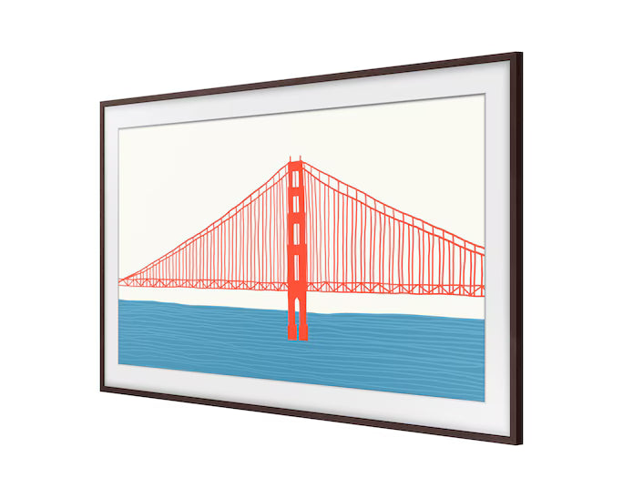Samsung 65 Inch Bezel, BROWN Customizable Bezel for The Frame TV 2021-25 Model VG-SCFA65BWBXC