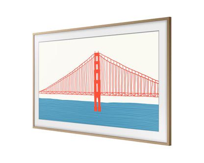 Samsung 55 Inch Bezel, TEAK Customizable Bezel for The Frame TV 2021-25 Model VG-SCFA55TKBXC