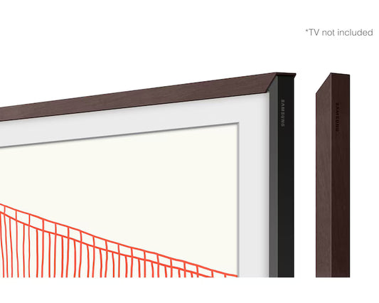 Samsung 43 Inch Bezel, Brown Customizable Bezel for The Frame TV 2021-25 Model VG-SCFA43BWBXC