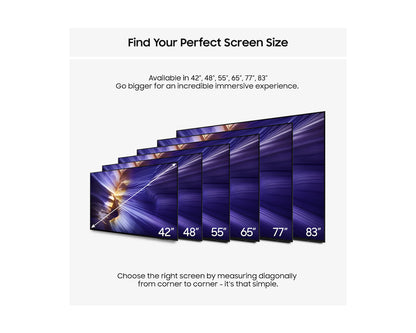 Samsung 48" OLED S90F 4K  Vision AI Smart TV 48S90F (2025)