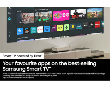Samsung 130" Premiere LPU9D 4K Tizen OS Ultra-short throw Projector – SP-LPU9DSAXXZN