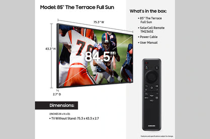 Samsung 85" The Terrace Full Sun Neo QLED (2025) "QN85LST9D"