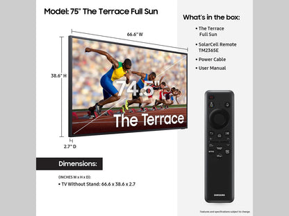 Samsung 75" The Terrace Full Sun Neo QLED (2025) "QN75LST9D"